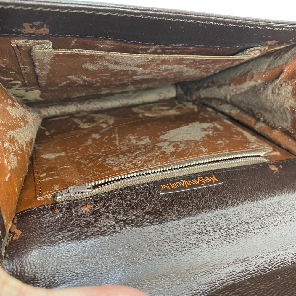 SOLD Extremely Rare YSL Yves Saint Laurent Opium Reptile Skin Shoulder Bag - Picture 11 of 13